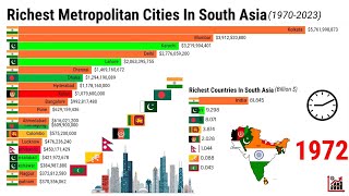 Richest Cities in South Asia (1970-2022)