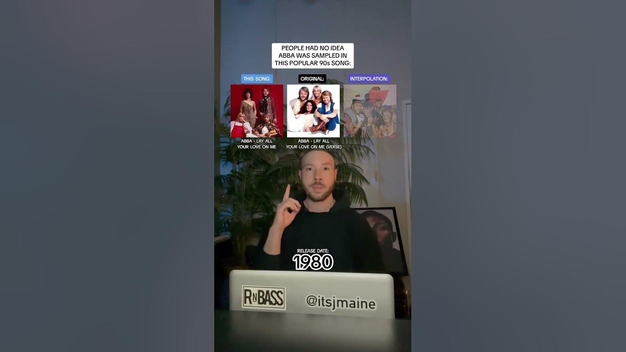 People Had No Idea ABBA’s Song Was Sampled In This Popular 90s Song #shorts #abba