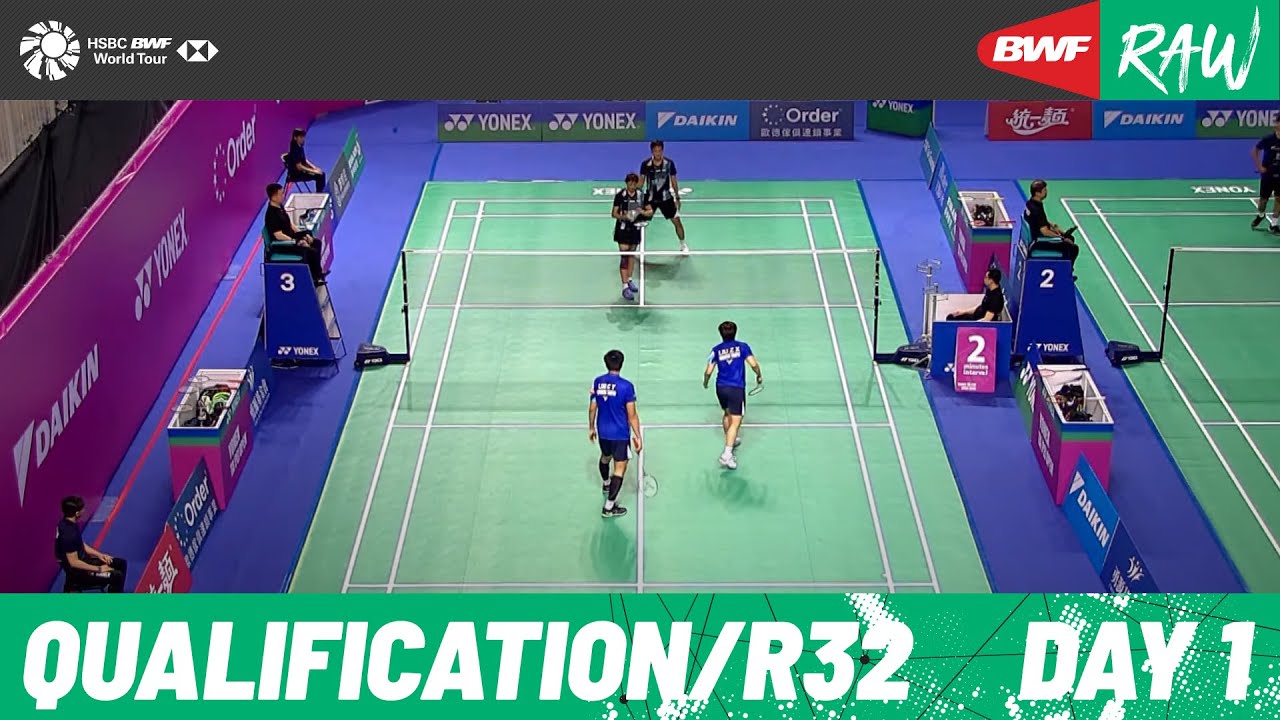 YONEX Taipei Open 2023 Day 1 Court 3 Qualification/Round of 32