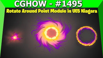 How to Rotate Around Point Module in UE5 Niagara | Showcase Video