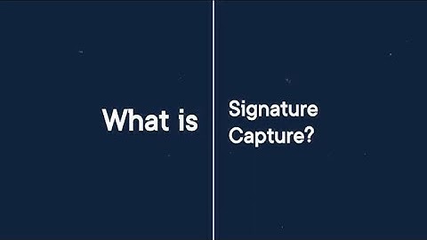Signature Capture | CipherLab Tutorial