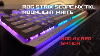 [English Vocal] ROG STRIX SCOPE NX TKL Moonlight White Gaming Mechanical Keyboard Review