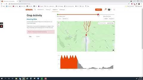 How to Trim/Crop Strava Activities