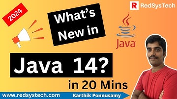 #219  Java 14 New Features | Java New 14 Features Tutorial | RedSysTech