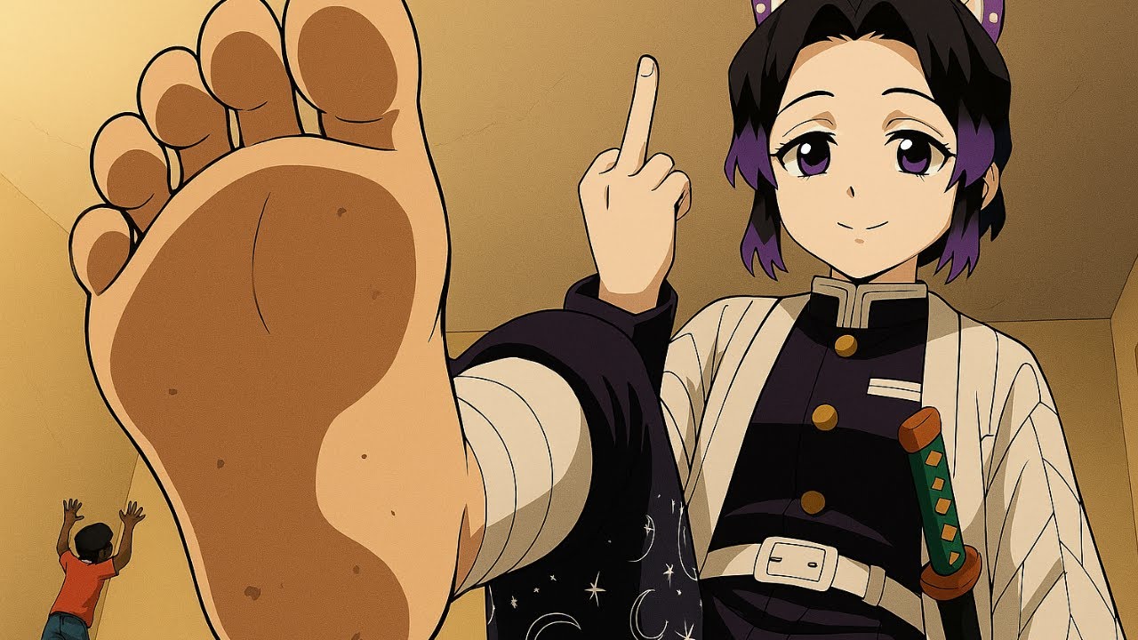 Redscript77 Foot Demon Shinobu, The Giantess Crushing Domination & Beautiful Feet! (Demon ...