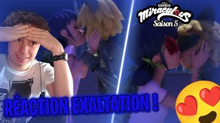 LE BISOU MARICHAT OMGGGG !!!!! RÉACTION EXALTATION MIRACULOUS SAISON 5 ÉPISODE 9 ! [FR]