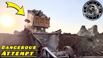 👹💥PLAYING with  GIANT Rocks!ASMR Rock QuarryCRUSHING Operations - Primary Jaw Crusher in Action”☠️☠️