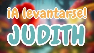 ¡JUDITH, A LEVANTARSE! ☀️ CANCIÓN DE BUENOS DÍAS 🎵| CANCIONES infantiles personalizadas