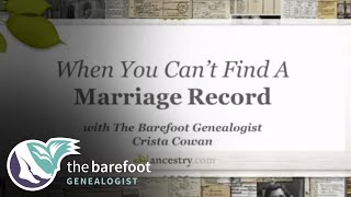 When You Can't Find a Marriage Record | Ancestry