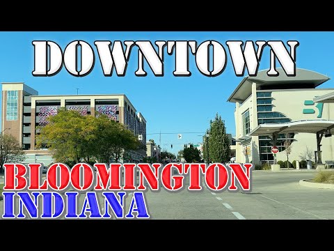 Bloomington - Indiana - 4K Downtown Drive
