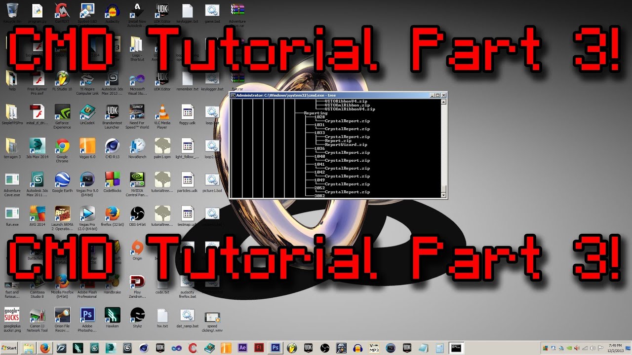 How to use Windows 7 CMD | Part 3/4 | CG Explained