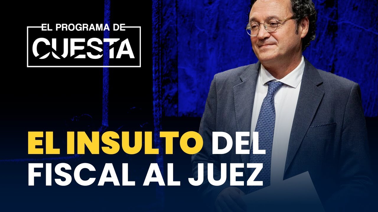 Así insultó el fiscal general del Estado al juez del supremo - YouTube