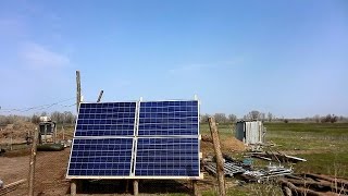Солнечная электростанция 1кВт для дома на ферме. 1.(, 2017-04-17T05:45:46.000Z)
