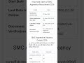 SMC Apprentice Recruitment 2026