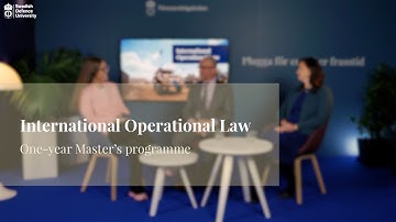International Operational Law – one-year Master’s Programme