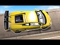 Lamborghini Police Chase Ends in WALL RIDE! - BeamNG Multiplayer Gameplay