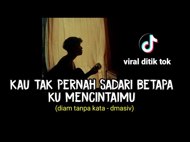 kau takkan pernah sadari betapa ku mencintaimu (DIAM TANPA KATA - D'MASIV) cover agusriansyah class=