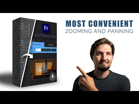 BEST way to do ZOOMS AND PANS in Adobe Premiere Pro - with Drag Zoom Pro plugin extension