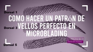 Como hacer un patrón de vellos perfecto en microblading (03/03/2020)