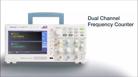 Tektronix TBS1000B-EDU Series Digital Oscilloscope Virtual Product Demo