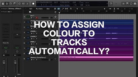 How To Assign Color To Tracks Automatically In Logic Pro X | Quick Tip 01 | Learn Music Academy