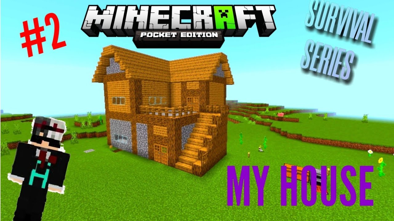 I MAKE MY FIRST HOUSE IN MY SURVIVAL WORLD / MINECRAFT EP-2 - YouTube