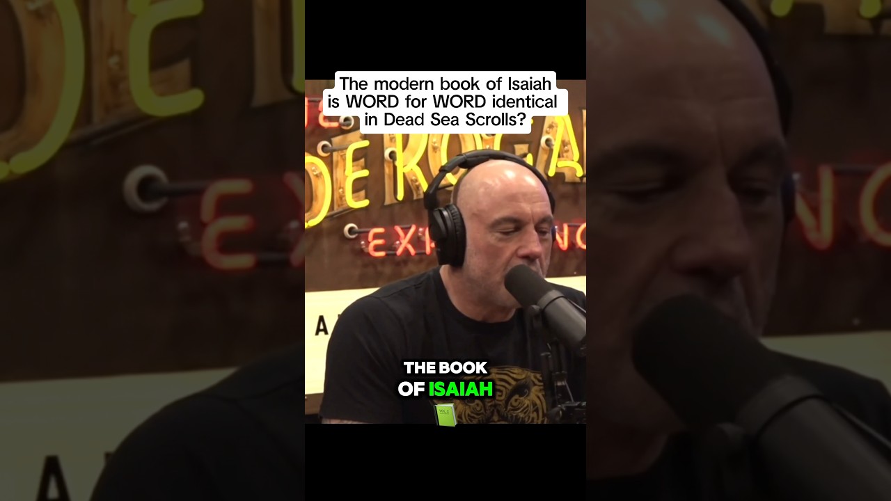 Isaiah is WORD for WORD identical in Dead Sea Scrolls 