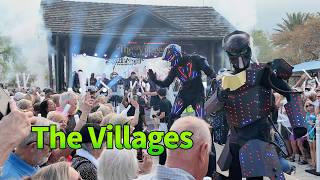 Famous Electric Light Party in the Villages Florida Wealth