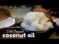 How to make Cold Pressed COCONUT OIL - Homemade  virgin coconut oil