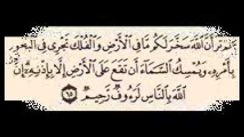 الشيخ مصطفى خميس  سورة الحج  الاية61