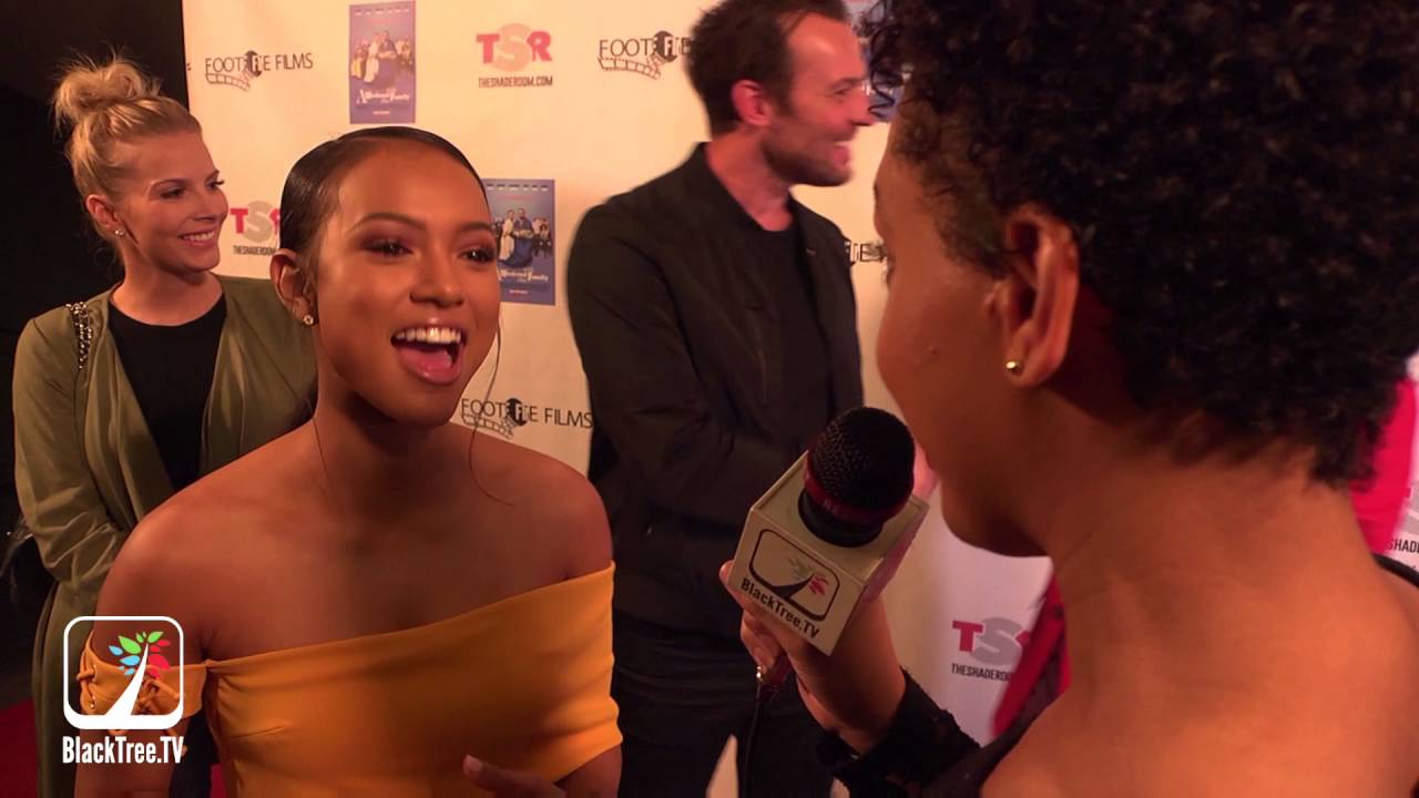 red rocks Karrueche Tran makes acting debut in Weekend with the Family