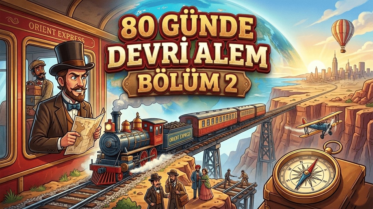 Кругосветное путешествие за 80 дней: Первое приключение и гонка со временем начинается! часть 2