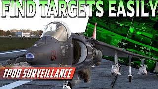 Finding Targets With The TPOD | AV8B Harrier | DCS World Multiplayer