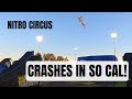 Josh Sheehan crashes on the Moon Booter at Nitro Circus California!