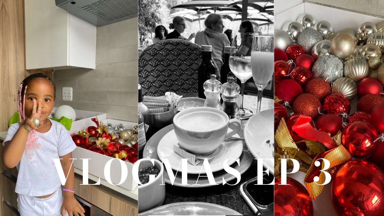 DECORATING OUR TREE WITH PARIS || HOME UPDATES || VLOGMAS EP 3 2023 || PHILELA GODLWANA