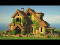 MINECRAFT: How to build a BIG WOODEN MANSION!!!