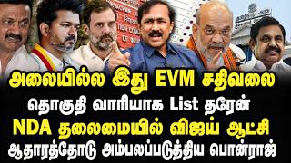 இதை செஞ்சா பொழைச்சீங்க ! பகீர் ஆதாரங்களை வெளியிட்ட Ponraj | TVK Vijay
