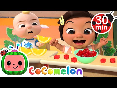 Sour Fruit vs Sweet Jello Song | Sing Along with Nina | CoComelon Nursery Rhymes & Kids Songs