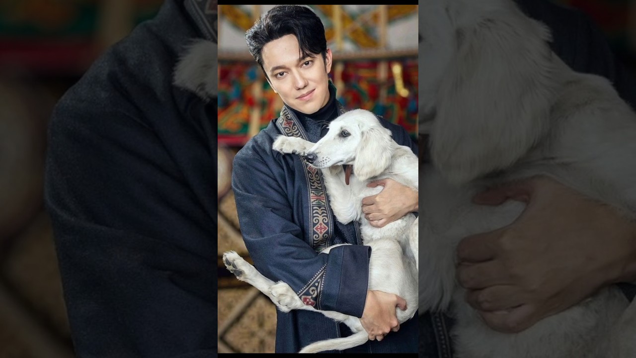 Dimash y su nueva mascota 🐶😍 
