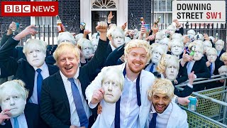 I Hired 100 Boŗis Johnsons To Party Outside Downing Street! (Police Turned Up)