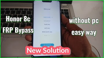 Honor 8C (BKK-AL10) FRP Bypass, huawei google account unlock new solution