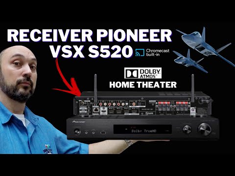 RECEIVER PIONEER VSX S520 DOLBY ATMOS HOME THEATER