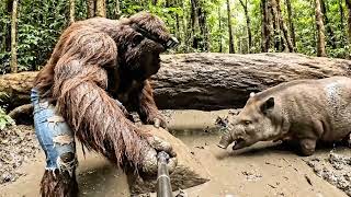 Bigfoot Pov I Single-Handedly Rescued A Trapped Small Tapir