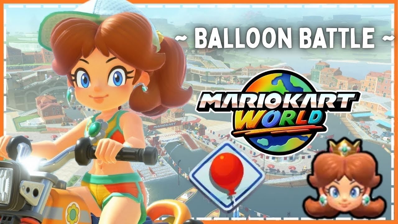 ✿ Mario Kart World | Balloon Battle (Salty Salty Speedway) | Daisy Gameplay ✿