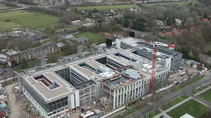 Ray Dolby Centre - Cavendish Laboratory - aerial view December 2021