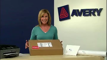 Manufacturer Video of the Avery Shipping Labels with TrueBlock Technology