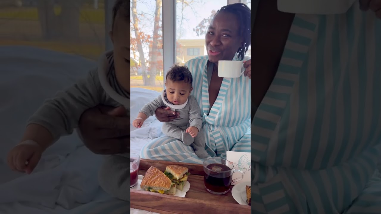 Serving my wife breakfast in bed ❤️