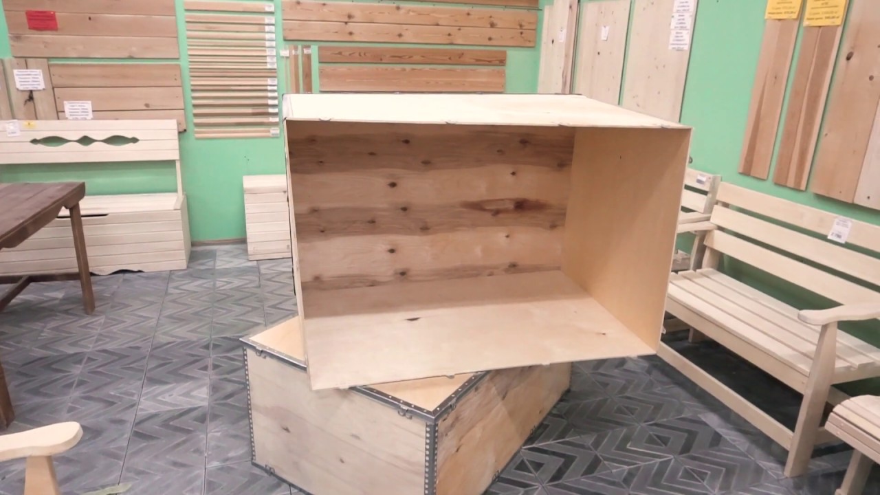Складной фанерный ящик (китайский язык) - YouTube