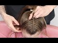 Back to school simple hairstyle 