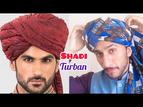 How To Tie SHADi Turban Style Tutorial || Male Wedding Turbans || Majid shah 2020